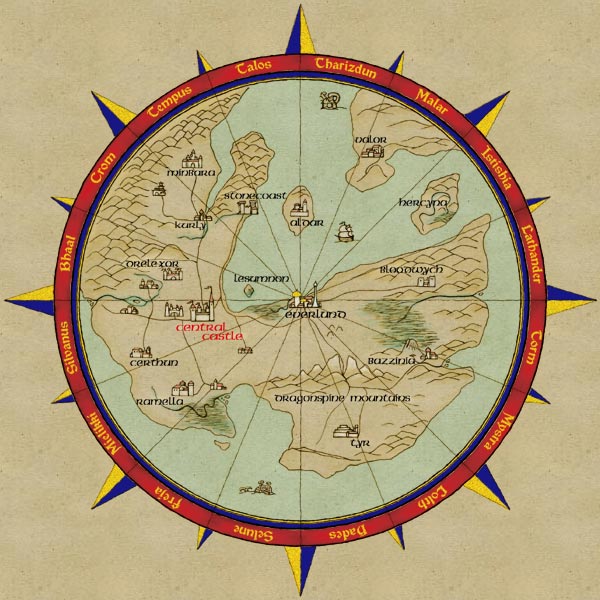 Map of divine influence